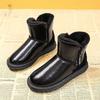 Snow Boots 2025 New Velvet Thickened Medium Tube Waterproof and Non-slip Fur Integrated Winter Warm Cotton Shoes 2025