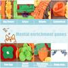 Wool Fleece Pet Dog Sniffing Mat for Slow Feeding and Training - Indoor/Outdoor Activity Puzzle Toy