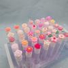 50PCS Reusable Eyelash Brush Tubes Eyebrow Brush Eyelash Wands Replaceable Dust-proof Cleaner Storage Tubes Makeup Tool
