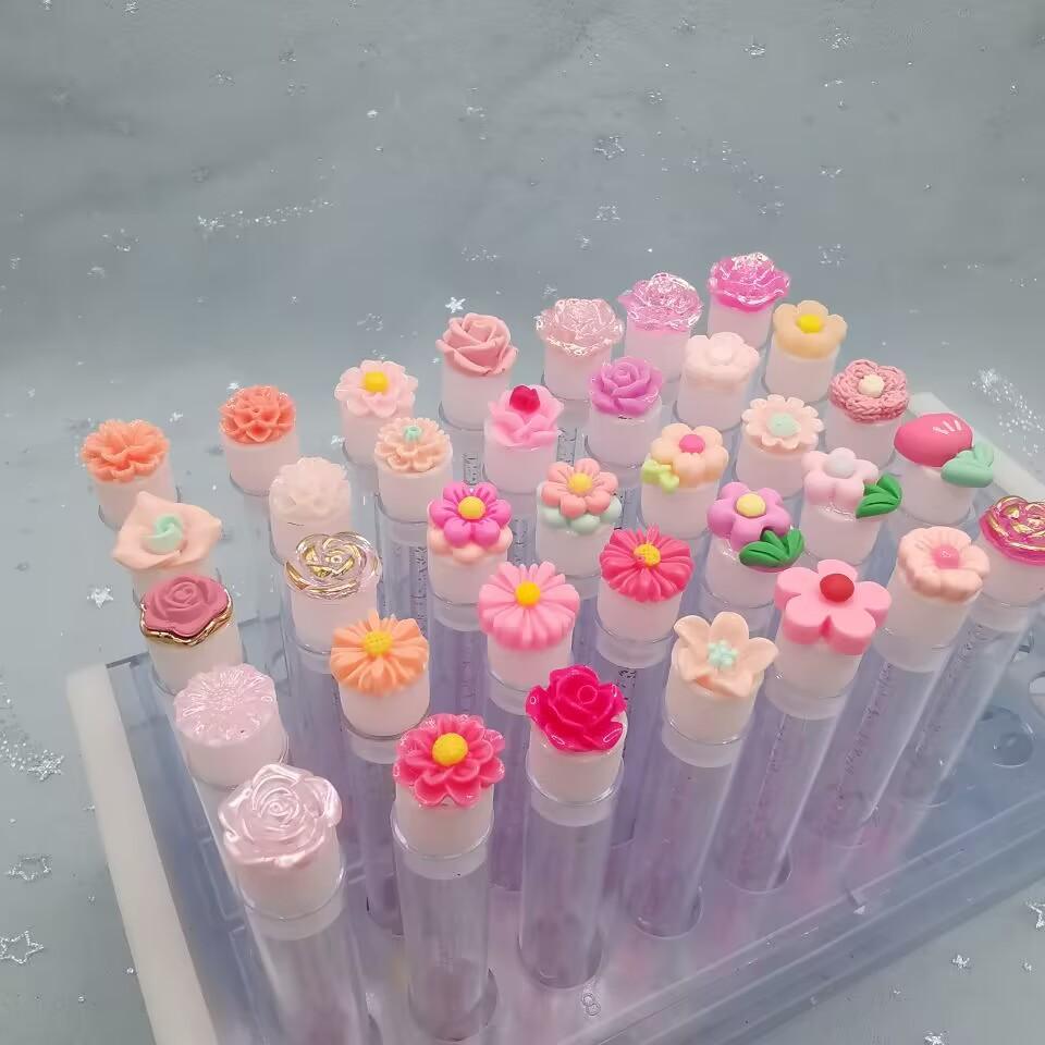 50PCS Reusable Eyelash Brush Tubes Eyebrow Brush Eyelash Wands Replaceable Dust-proof Cleaner Storage Tubes Makeup Tool