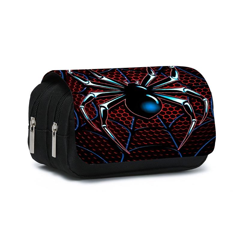 3D Spider Double-Layer Large Capacity Flip-Top Pencil Case