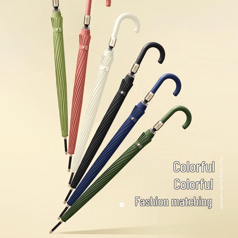 MAYDU Automatic Windproof Long Handle Sun & Rain Umbrella