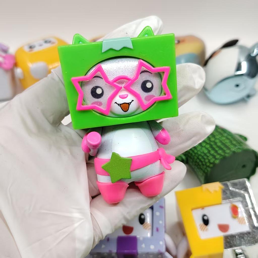 1pcs 5-8cm Original Lankybot Figure Lovely Collection Ultra Rare Edition Mini Figures Toys Gold Robot Kids Girls Best Gifts Kid Friendly Entertaining