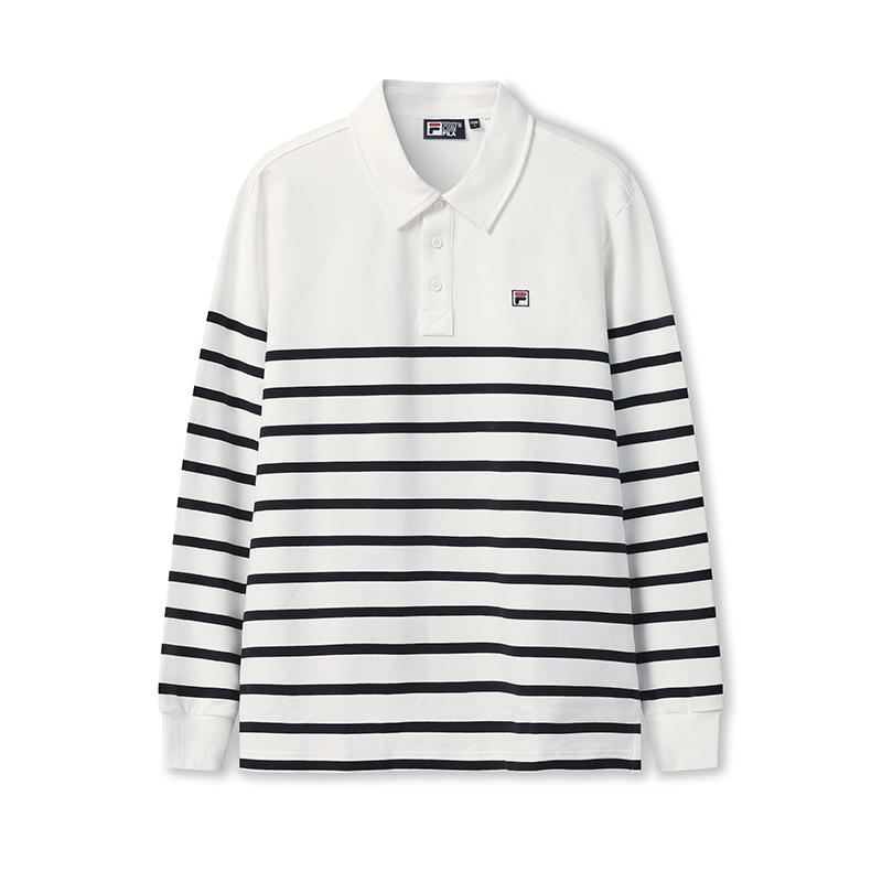 

New FILA HERITAGE Polo Shirt Men s Cloud White F11M548220FWT 170/92A/M