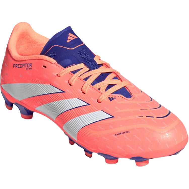 Adidas Predator League Comfortable Soft Non-Slip Shock Absorbing Wear-Resistant Low-Top Soccer Shoes Kids Soccer Shoes Pink White Orange JI1145