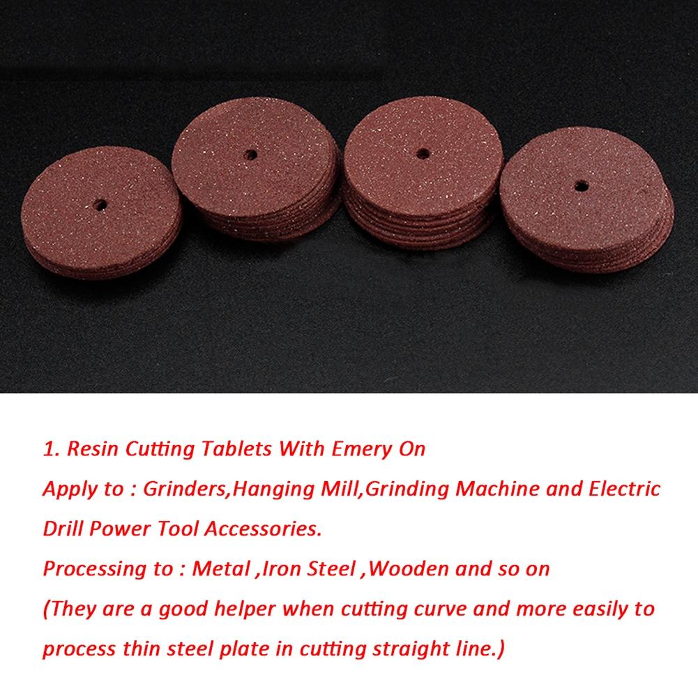 Abrasive Cutting Disc Circular Saw Blade Resin 24x2.2mm Sanding Wheel 36Pcs