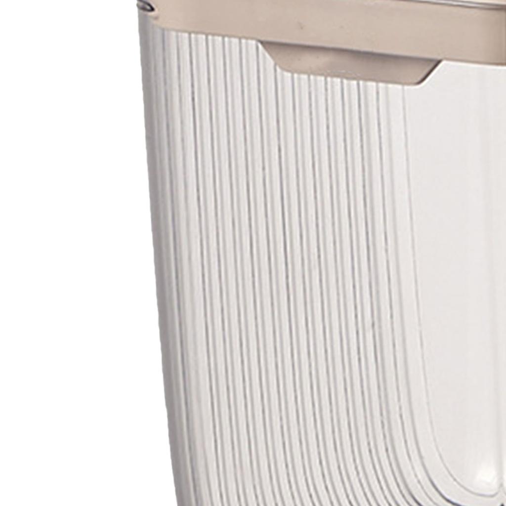 Kunststoff Schreibtisch Mülleimer Transparent Mini Mülleimer mit Deckel Abnehmbare Arbeitsplatten Mülleimer Winziger Papierkorb für Zuhause