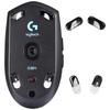 IMMOENUC Mouse Feet for G304G305, Glass Mouse Foot Pads with 2.5D Circular Design, Thin, Durable, and Low Friction, Gaming Mouse Accessories