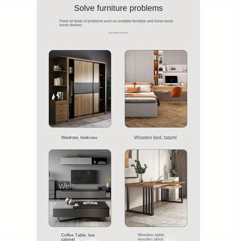 8 buc. Suporturi de colț Colțuri de colț Tip L Cod de colț din oțel inoxidabil gros Suport pentru raft de 90 de grade Cod de legătură pentru mobilă Zilnic