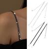 2Pcs Shoulder Chain Sexy Shiny Rhinestone Adjustable Bra Chain Party Body Jewelry Beach Vacation Accessories