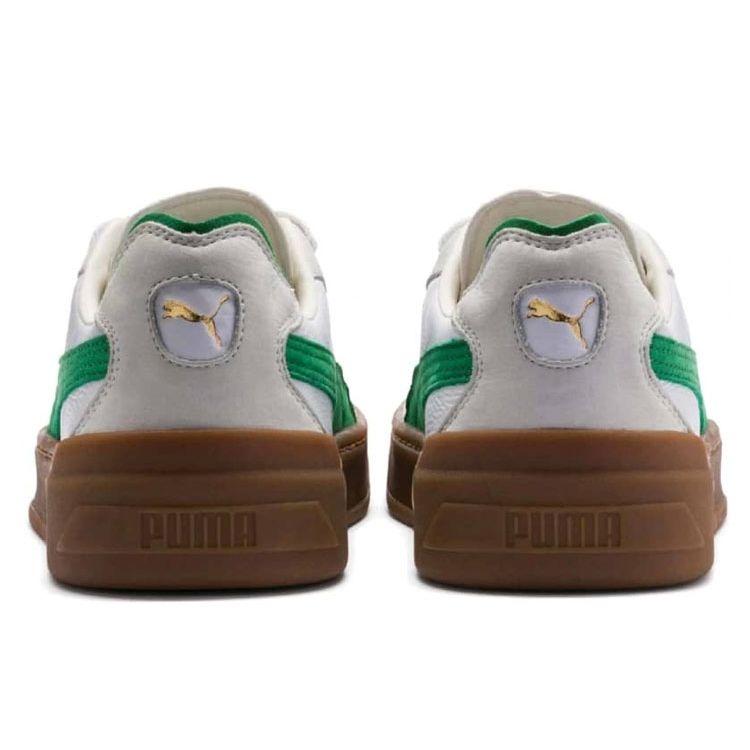 Puma Cali 0 Vintage Comfortable Low-Top Sneakers Unisex Sneakers White Green 369663-02