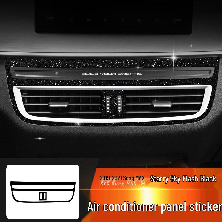 Starry Sky Center Console Film for 17-21 BYD Song Max Interior Decor