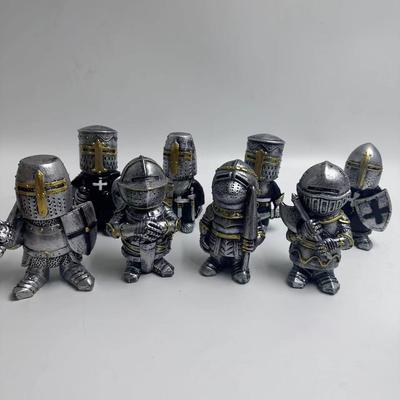 Cheap Sale Knight Gnomes Guard Skull Magic Cat Resin Car Office Home Decoration Action Figures Toys