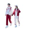 New Red Academy-Style Student Uniform Set - Middle To High School Sports Meet 3-Piece