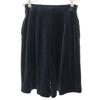 GIVENCHY 90s Unused, Made in Japan, Old Velor Shorts 9 Navy LIFE Tagged Women Used