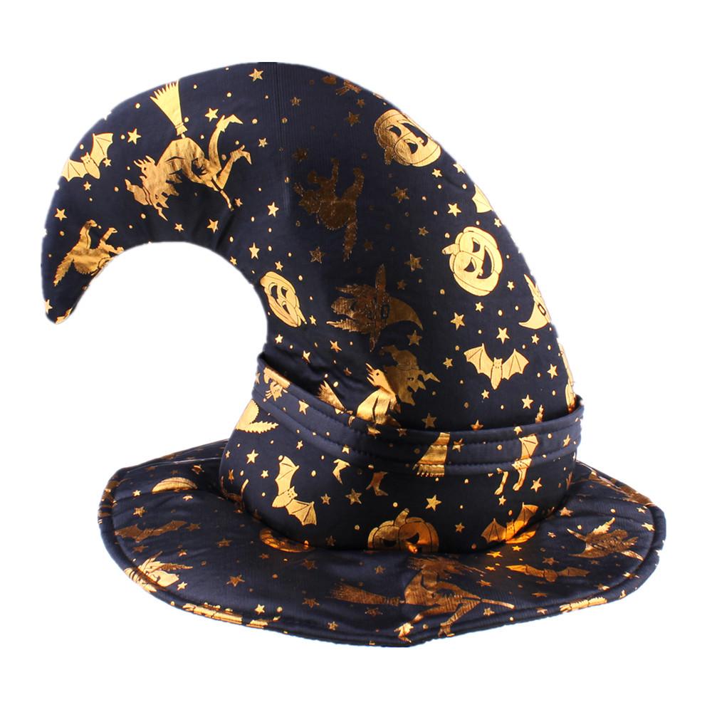 Witch Hat Adult Hats Halloween Witch Cosplay Wizard Hat Kids Halloween Black Witch Hat Girls Princess Party Supply