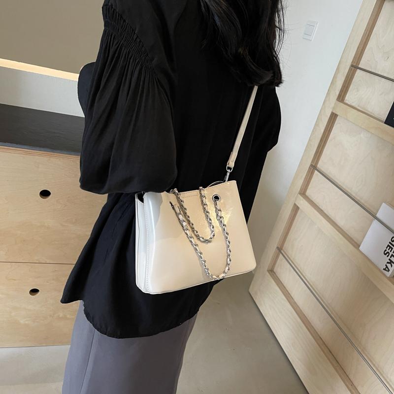 Small PU Leather Crossbody Bags for Women 2024 Y2k Korean Fashion Bucket Bag Lady Shoulder Bag Handbags and Purses