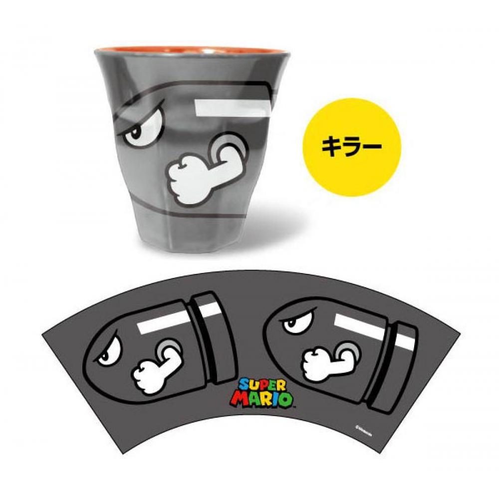 

Super Mario Brothers Super Mario Melamine Cup 2406 Killer Bullet Bill Reissue