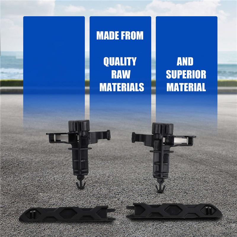 2er Set Automobil Frontklappe Motorhaube Unterer Verriegelungsverschluss & Entriegelungsgriff Set Für Smart ForTwo 451 2013-2014