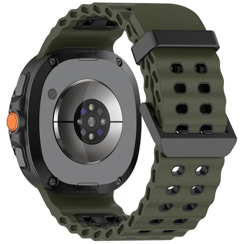 Two-Tone Strap For Samsung Galaxy Watch 8 40/44mm Silicone Sports Band Bracelet For Galaxy Watch 8 Classic 46mm Replacement Band