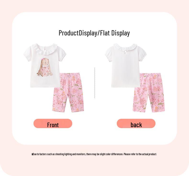 Little Maven Exclusive Cartoon Girls' Summer Set – Cute European & American Baby Clothing