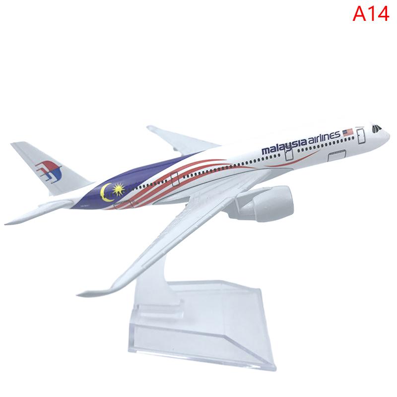 16Cm Die-Cast Metal Airplane Air Airbus 320 350 340 1/400 Scale Planes Model Airplane Aircraft Model Toys