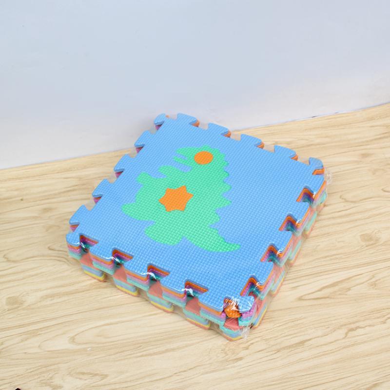 Non Toxic Pe Foam Puzzle Play Mat With Educational Alphabet Number Patterns For Baby Crawling Kids Playroom Activity