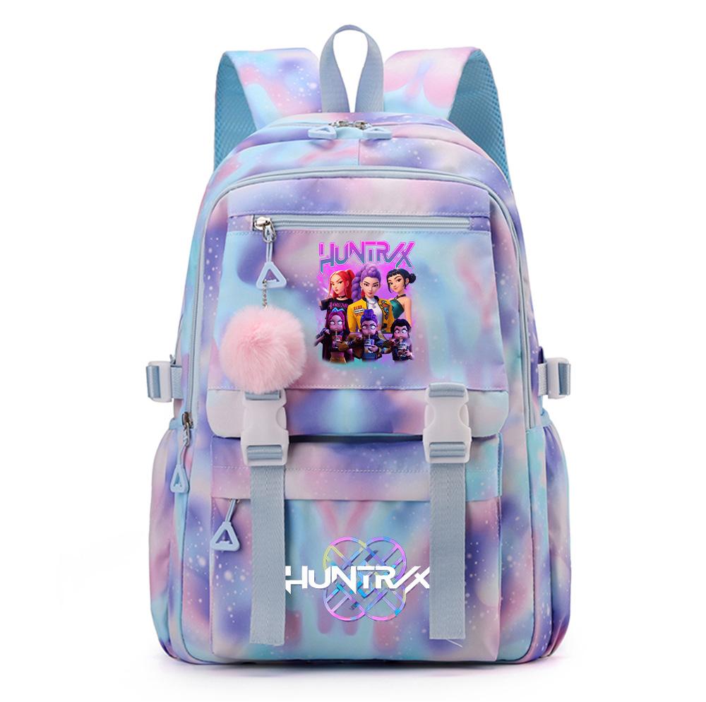 Rucsac Imprimat cu Demon Hunters K-Pop Desen Animale Școlar pentru Adolescent Student Fată Băiat Geantă pentru Cărți Capacitate Mare Impermeabilă Geantă de Călătorie Mochila