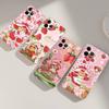 Animated S-Strawberry S-Shortcake TPU Silicone Case For IPhone 11 12 13 14 15 16 17 Pro Max Shockproof Clear Back Cover