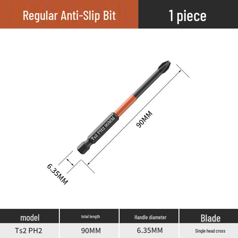 Strong Magnetic Non-Slip Tungsten Steel Phillips Bit Hex Screwdriver Set
