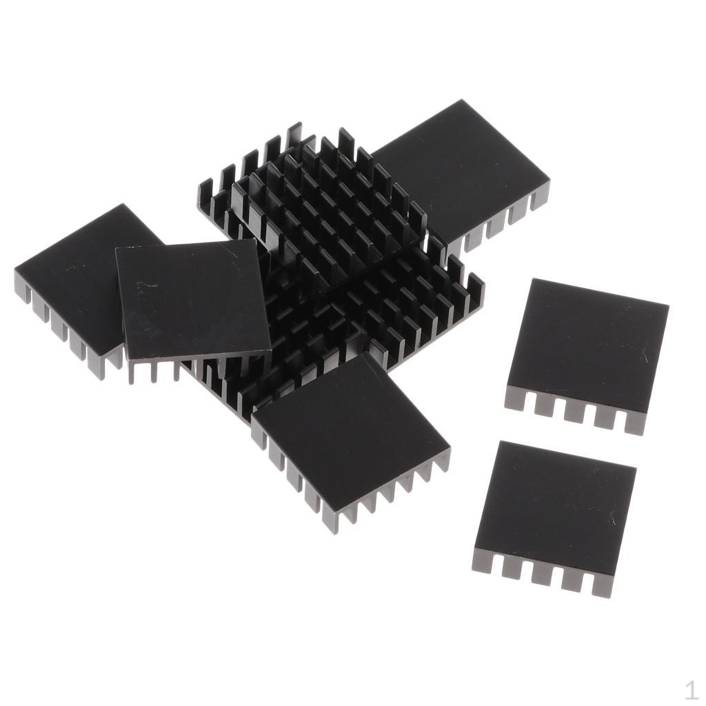 10PCS Aluminum Heatsink Cooling Fin Cooler,x6mm,