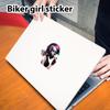 Motorcycle Decal Stickers, Locomotive Girl Bike Racing Stickers Car DecorationsPersonalized Creative Car Stickers Motorsport