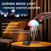 LED Cute Jellyfish Night Light with Dancing Legs, RGB Gradient Lamp, Rechargeable Bedside Lamps with Touch Sensor