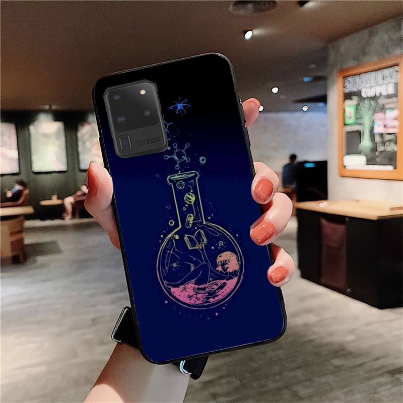 Science Chemistry Formulas Phone Case for Samsung S20 Lite S21 S10 S9 Plus for Redmi Note8 9pro for Huawei Y6 Cover