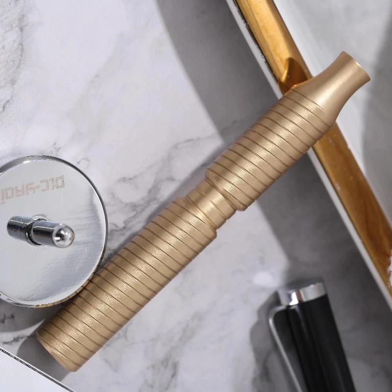 YAQI 88mm Solid Brass Material Safety Razor Handle for Men 12MM Diameter And 88mm Length Lightweight Comfortable Razor Handle