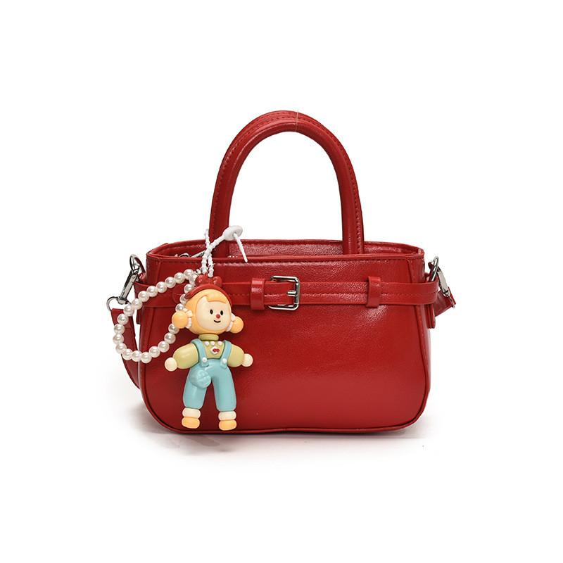 Fashion Small Crossbody Bag With Stitching Detail And Polyester Lining For Casual Outings