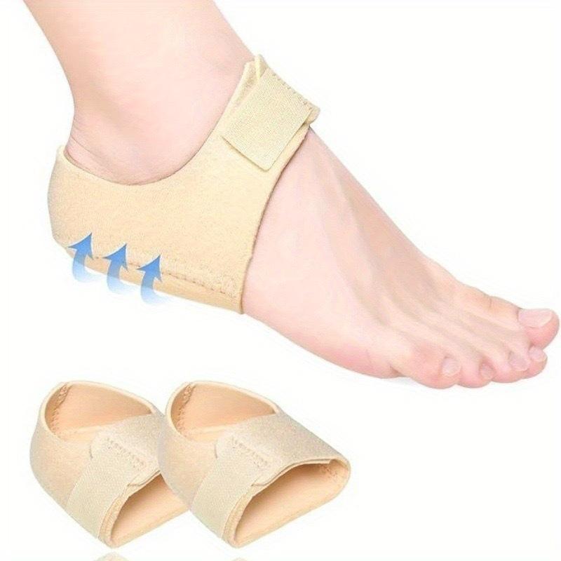 Breathable Heel Brace With Gel Pads Hook And Loop Fastener For Women And Men Comfort Support