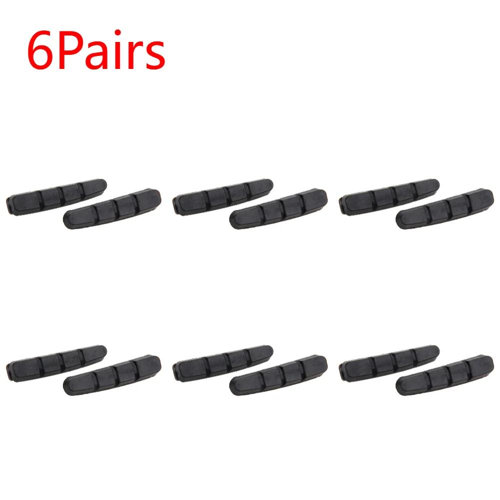 1-10Pairs Brake pads for Alloy Rims Dura Ace Ultegra 105 Rubber V Brake Blocks Road Bike Brake Pads Outdoor Cycling Accessories