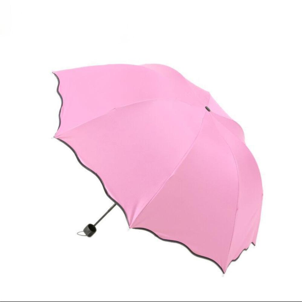 UV Protection Portable Sunshade Bloom In Water Women's Parasol Folding Rain Umbrella  Travel