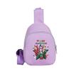 Christmas K-pop Demon Hunters Printed Kawaii Chest Pack for Boy Girl Anime Cartoon Shoulder Bag Students Portable Crossbody Pouch Chest Bag Kid Gift