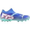 Puma Future 7 Pro Sports Comfort Mg Football Shoes Men Football Shoes Blue Green 107927-01