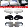 For Toyota Mark X Reiz 2010-2017 Prius 2009-2013 Car Replacement Rearview Side Mirror Cover Wing Cap Exterior Door Case Trim