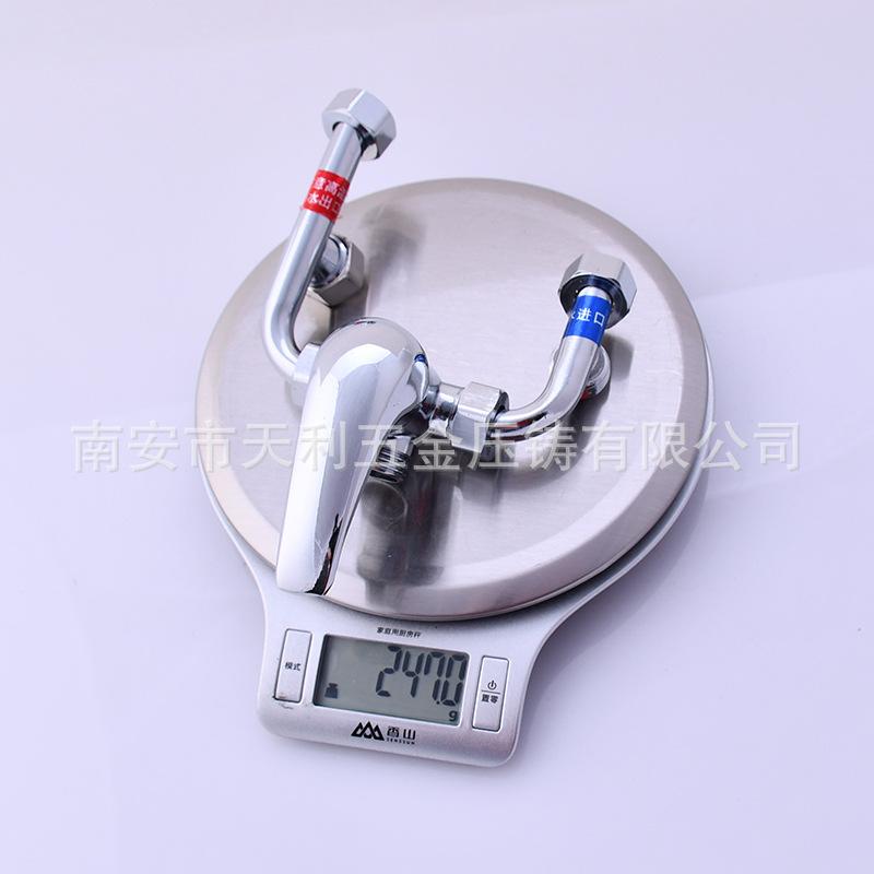 Water Heater Hot and Cold Mixing Valve Shower Faucet Bathroom U-shaped Zinc Alloy Copper Pipe Shower Mixing Valve Faucet