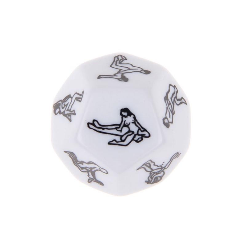 Hry pro dospělé Produkty SM pro dospělé Dvanáctistranné flirtovací kostky se vzorem sexuální polohy