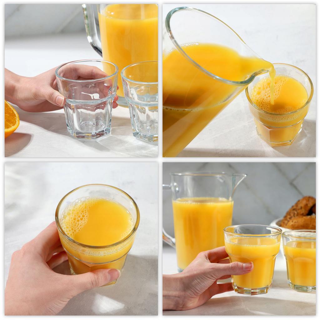 KADAX Szklanki 230ml Zestaw Do Napojów Drinków