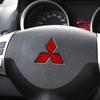 1ks Carbon Fiber Carbon Fiber Carbon Center Emblém Nálepka pro Outlander RalliArt ASX Pajero Lancer interiérový dekor