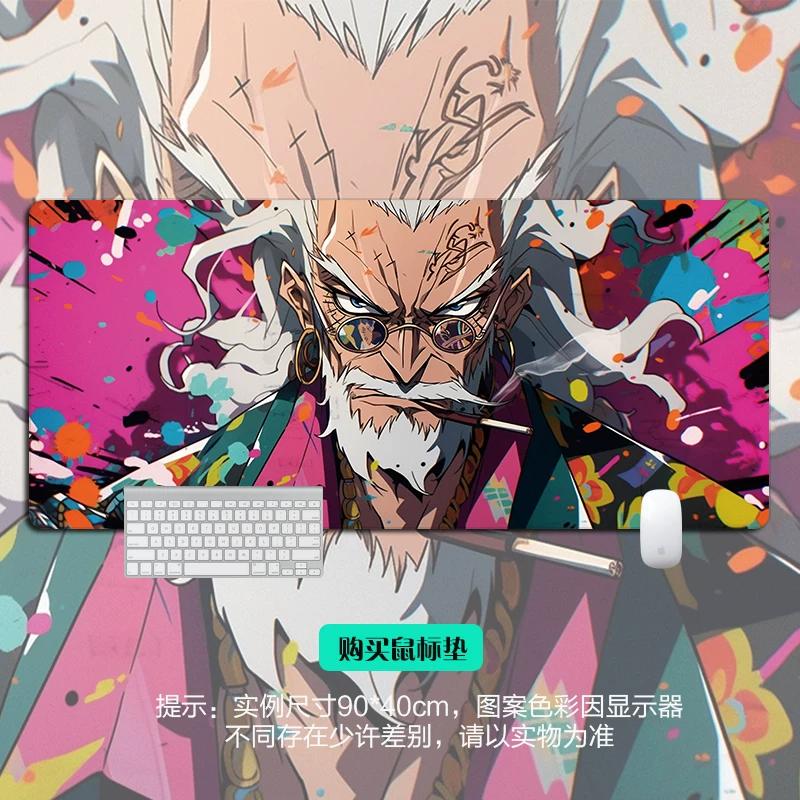 Shounen Anime ONE PIECE Leather Mouse Pad Oversized Anime E-sports Game Table Mat Notebook Keyboard Non-slip Waterproof Mouse Pad Office Desktop Pad