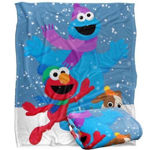 Sesame Street Furry Friends Snow Blanket