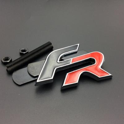Front Emblem FR Metal Car Stickers for Seat Leon 2 FR+ Cupra Ibiza Altea Exeo Formula Racing Car Accessories Car Styling