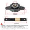 For Honda CIVIC 1988-2000 INTEGRA 1989-2001 Rear Trailing Arm Spherical Bearing Bushing Kit Chassis Part